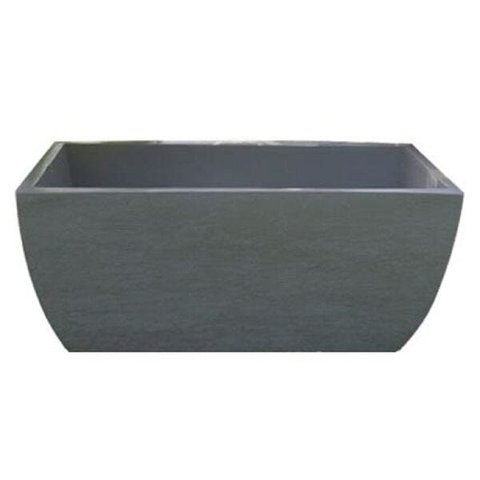 Vaso Planta 65x30 Jardineira Floreira Polietileno - CINZA CIMENTO 004