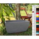 Ver imagem 2 de Vaso Planta 65x30 Jardineira Floreira Polietileno - CINZA CIMENTO 004