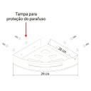 Ver imagem 5 de Kit 2 Suportes Porta Shampoo Para Banheiro De Canto Inox