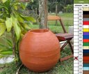 Ver imagem 1 de Vaso Planta 60x60 Esférico Rústico Polietileno - TERRACOTA 016
