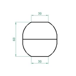Vaso Planta 60x60 Esférico Rústico Polietileno - TERRACOTA 016 - 4
