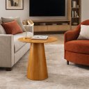 Ver imagem 1 de Mesa de Apoio em Lâmina Natural de Tauari Design Contemporâneo Desirée Oona Design Mel