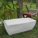 Ver imagem 2 de Vaso Planta 80x30 Jardineira Floreira Polietileno - BRANCO 006