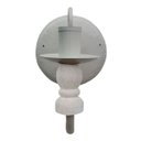 Ver imagem 3 de Arandela Luminária de Parede Simples para Corredor Sala de Estar - Branco