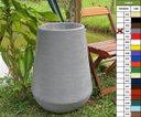 Ver imagem 1 de Vaso Planta 65x35 Egípcio Rústico Polietileno - CINZA CIMENTO 004