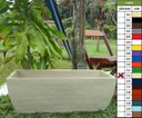 Ver imagem 1 de Vaso Planta 80x30 Jardineira Floreira Polietileno - BEGE CASTANHA 012