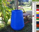 Ver imagem 1 de Vaso Planta 65x35 Egípcio Rústico Polietileno - AZUL ARARA 009