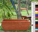 Ver imagem 1 de Vaso Planta 80x30 Jardineira Floreira Polietileno - TERRACOTA 016