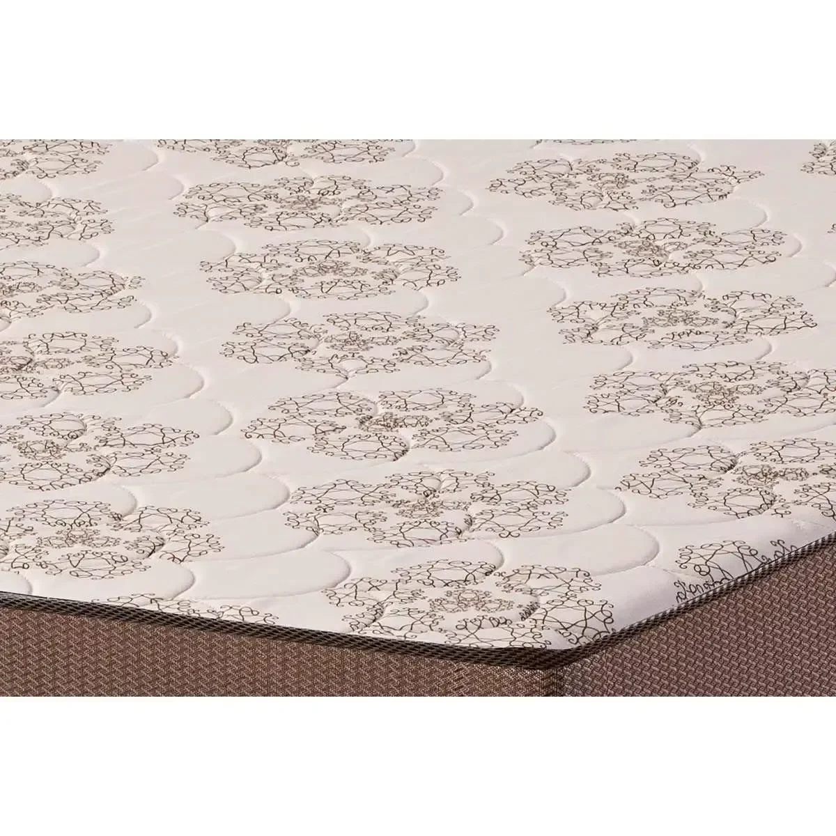Colchao Solteiro D28 Perola Polar Marrom 88x188x17 - 2