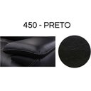 Ver imagem 6 de Sofá Olga 2 Lugares 206cm Preto Couro Confortável para Ambientes Pequenos Sallar Home