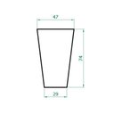 Ver imagem 4 de Vaso Planta 75x50 Redondo Cônico Polietileno