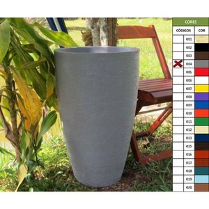 Vaso Planta 65x40 Oval Moderno Polietileno
