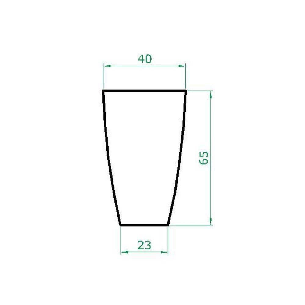 Vaso Planta 65x40 Oval Moderno Polietileno - 4