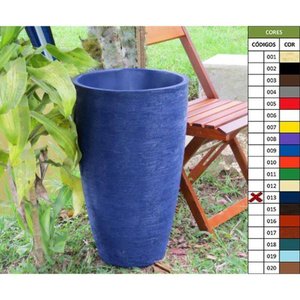 Vaso Planta 65x40 Oval Moderno Polietileno