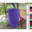 Ver imagem 1 de Vaso Planta 80x50 Oval Moderno Polietileno