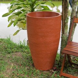 Vaso Planta 80x50 Oval Moderno Polietileno - 2