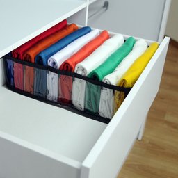 Colmeia Organizadora para Camisetas - Preta - 2