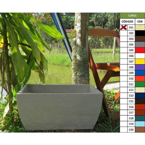 Vaso Planta 50x25 Jardineira Floreira Polietileno