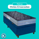 Ver imagem 4 de Cama Box Bau + Colchão Solteiro Molas Ensacadas Petrus Paropas