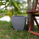 Ver imagem 2 de Vaso Planta 30x30 Moderno Trapézio Polietileno