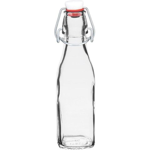 Bormioli Rocco Swing Garrafa 21x6x6cm 250ml Vidro Transp com Tampa