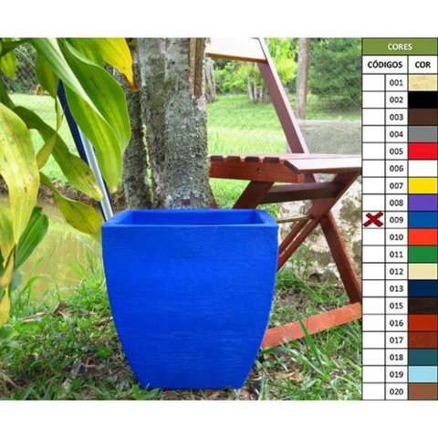 Vaso Planta 30x30 Moderno Trapézio Polietileno