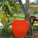 Ver imagem 2 de Vaso Planta 30x30 Moderno Trapézio Polietileno