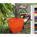 Ver imagem 1 de Vaso Planta 30x30 Moderno Trapézio Polietileno