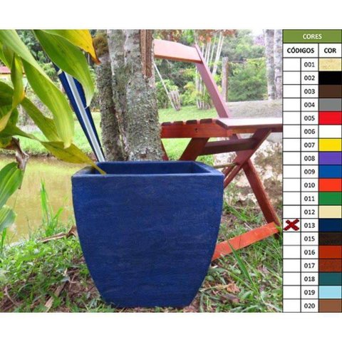 Vaso Planta 30x30 Moderno Trapézio Polietileno