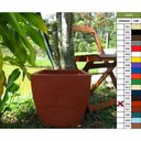 Ver imagem 1 de Vaso Planta 30x30 Moderno Trapézio Polietileno