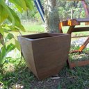 Ver imagem 2 de Vaso Planta 30x30 Moderno Trapézio Polietileno