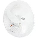 Ver imagem 2 de Ventilador Parede 60cm Bivolt 110v 220v 200w Industrial Turbo Turbão 3 Pás Vent New 611 Branco