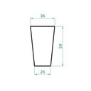 Ver imagem 4 de Vaso Planta 60x40 Trapézio Rústico Polietileno