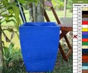 Ver imagem 1 de Kit 2 Vaso Planta 45x35 Moderno Trapézio Polietileno - AZUL ARARA 009