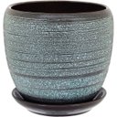 Ver imagem 4 de Cachepô Vaso Decorativo Planta Cerâmica Cinza 3 Peças