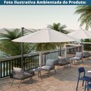Ver imagem 2 de Mesa de Centro Redonda Noronha Fratini 60 Cm (largura) em Aço Cor Nude Área Externa