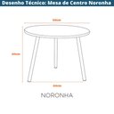 Ver imagem 4 de Mesa de Centro Redonda Noronha Fratini 60 Cm (largura) em Aço Cor Nude Área Externa