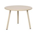 Ver imagem 1 de Mesa de Centro Redonda Noronha Fratini 60 Cm (largura) em Aço Cor Nude Área Externa