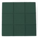 Ver imagem 3 de Kit 02 Puffs Quadrado Milano 90x90 W01 Linho Verde Musgo