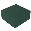 Ver imagem 5 de Kit 02 Puffs Quadrado Milano 90x90 W01 Linho Verde Musgo