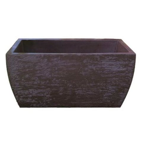Kit 2 Vaso Planta 50x25 Jardineira Floreira Polietileno - MARROM CAFE 003