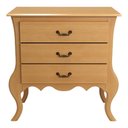 Ver imagem 6 de Cômoda Quarto 91cm 3 Gavetas Madeira Maciça Grix Mel B11 - Mpozenato