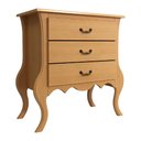 Ver imagem 1 de Cômoda Quarto 91cm 3 Gavetas Madeira Maciça Grix Mel B11 - Mpozenato
