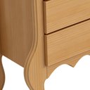 Ver imagem 7 de Cômoda Quarto 91cm 3 Gavetas Madeira Maciça Grix Mel B11 - Mpozenato