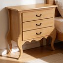 Ver imagem 3 de Cômoda Quarto 91cm 3 Gavetas Madeira Maciça Grix Mel B11 - Mpozenato