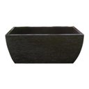 Ver imagem 1 de Kit 2 Vaso Planta 65x30 Jardineira Floreira Polietileno - MARROM CAFE 003