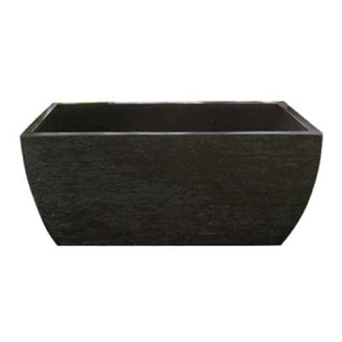 Kit 2 Vaso Planta 65x30 Jardineira Floreira Polietileno - MARROM CAFE 003