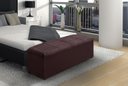 Ver imagem 2 de Calçadeira Baú Raissa 100 cm Suede Bordô Escuro