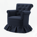 Ver imagem 2 de Poltrona Balanço Amentação Quarto Confortável Descanso Sala Leitura Suede:suede Azul