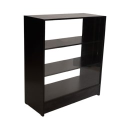 Balcões Mdf + Vidro Expositor Lojas e Comércios Preto com 3 - Suprema Móveis - 2